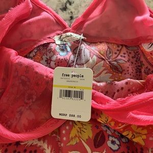 Free People Floral Dress in Pink